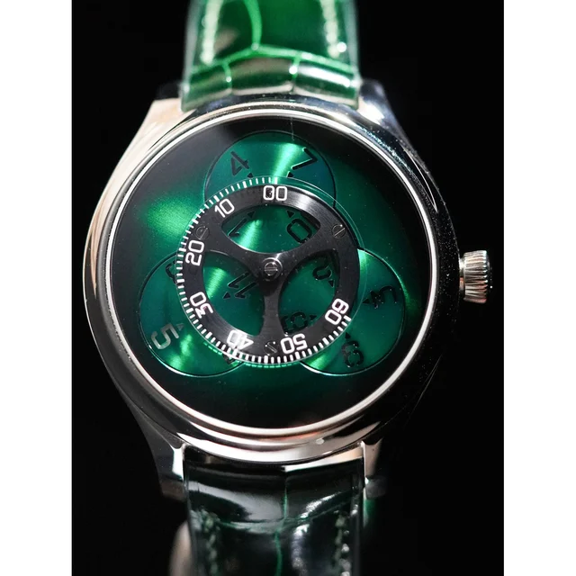 H. Moser & Cie. - Moser & Cie. 1806-0201 Endeavour Flying Hours Green Dial 210009N32336 ko