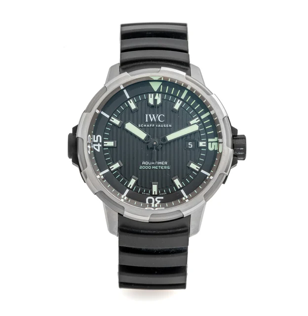 International Watch Company – IWC Ref. 3580-02, self-winding, centre-seconds, date; “Aquat