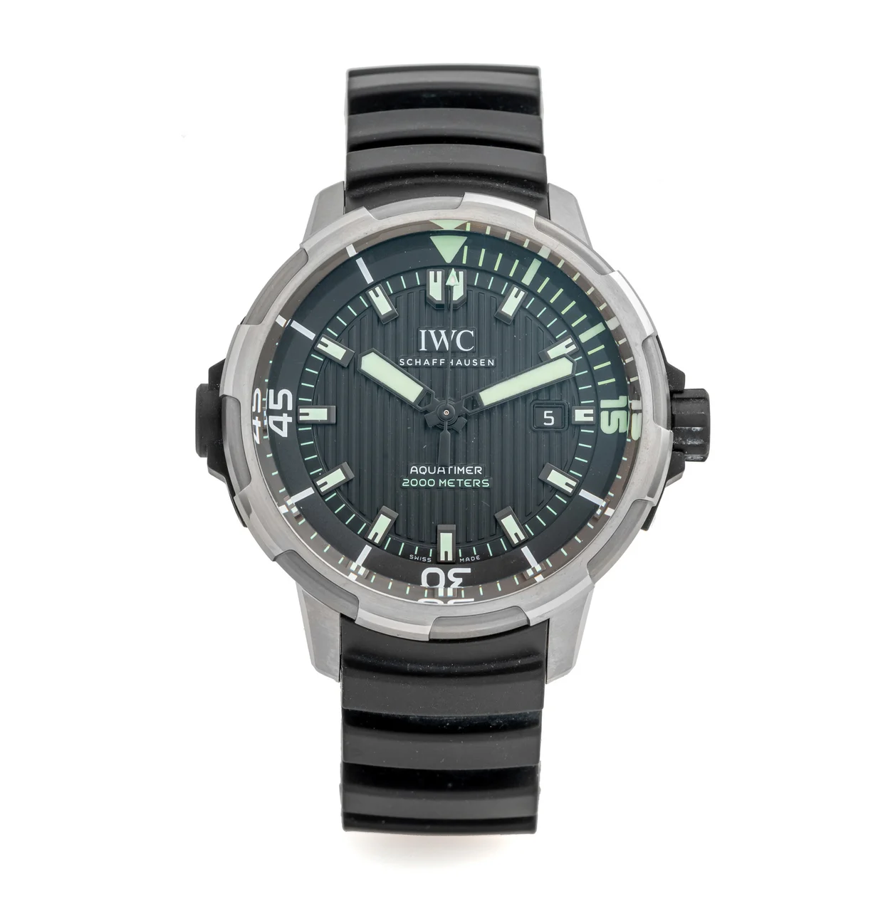 International Watch Company – IWC Ref. 3580-02, self-winding, centre-seconds, date; “Aquatimer Automatic 2000”; Titanium kol saati