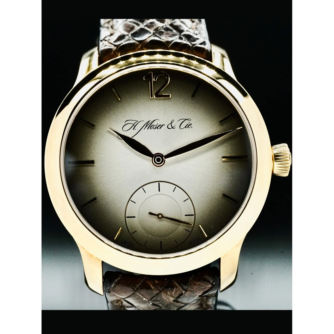 H. Moser and Cie. Moser & Cie. Venturer Small Seconds 321.503-022 210000041941 38.8 mm kol saati