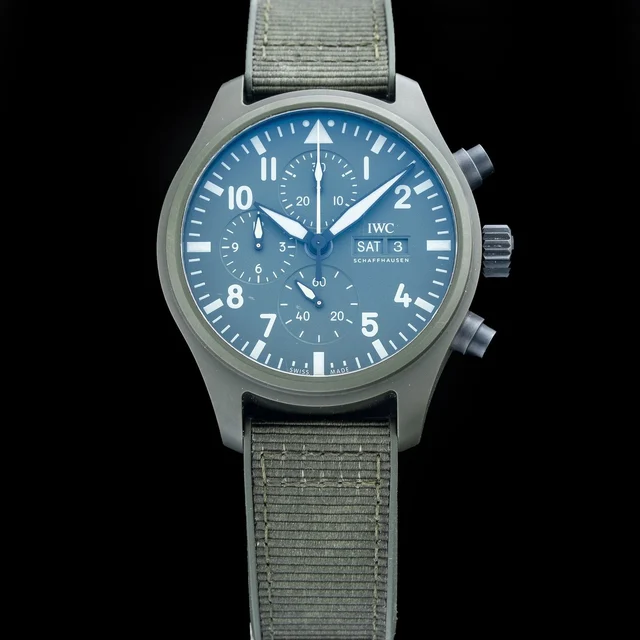 IWC Pilot Chronograph Top Gun IW389106 POC210009N35109 kol saati