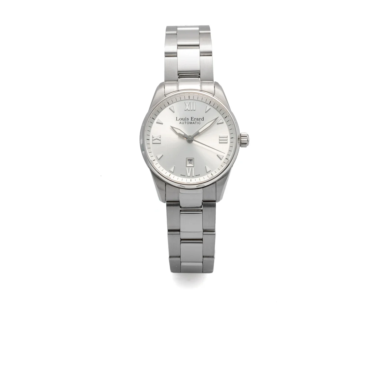 Louis Erard LOUIS ERARD, REF. 20100AA01-BMA17, HERITAGE LADY SILVER, AUTOMATIC, STEEL kol saati