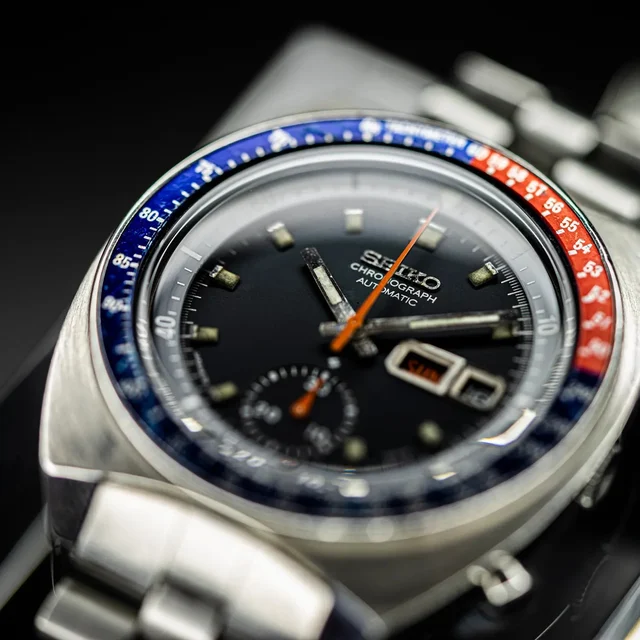 Seiko Pogue Pepsi, Ref. 6139-6002, Cal. 6139, Men’s Chronograph Vi kol saati