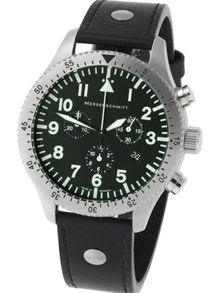 Messerschmitt Aviator's Chronograph Watch #ME5030L kol saati