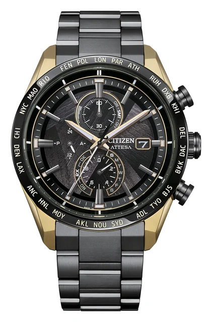 Citizen Attesa Light In Black AT8384-58E kol saati
