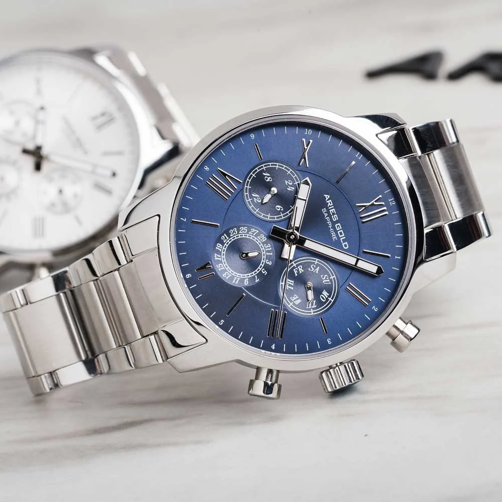 Aries Gold Eternal G 103 S-BU / L 103 S-BU Couple 44 mm kol saati