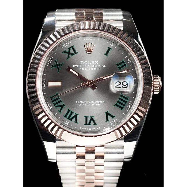 Rolex Datejust Two Tone Wimbledon Dial 41mm 210000084185 kol saati