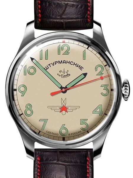 Sturmanskie Gagarin Commemorative, Manual Winding Mechanical Watch with 40mm Titanium Case #3717128 40 mm kol saati
