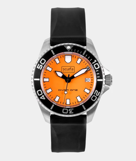 Scurfawatches D1-500-TITANIUM-ORANGE kol saati
