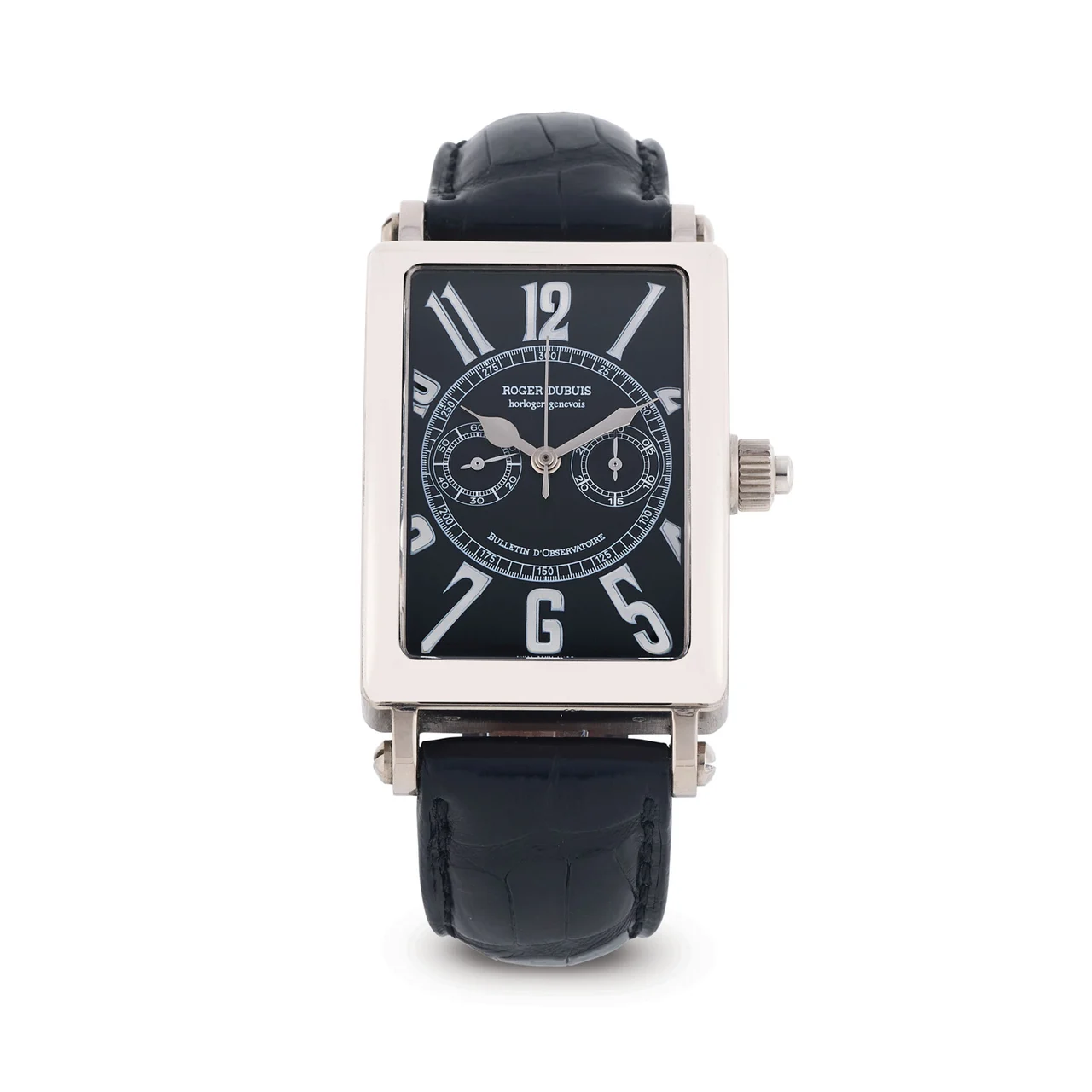 Roger Dubuis ROGER DUBUIS, REF. M32, MUCH MORE, MONOPUSHER CHRONOGRAPH, LIMITED 21/28, 18K WHITE GOLD kol saati