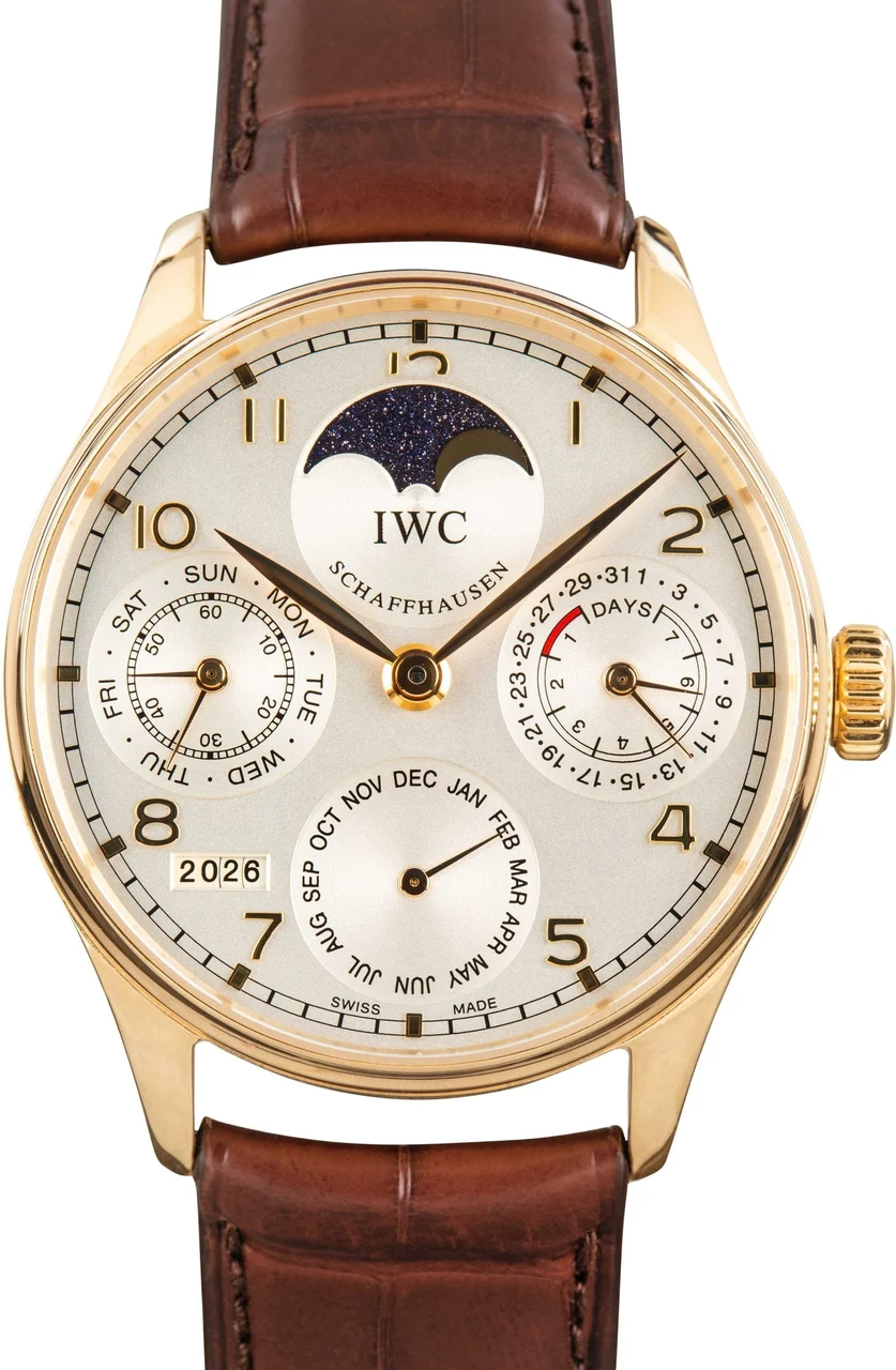 IWC IWC, REF. IW5022-13, PORTUGUESE PERPETUAL CALENDAR, 18K PINK GOLD 42.3 mm kol saati