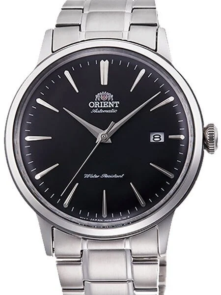 Orient Bambino Version 5 Automatic Dress Watch with Bracelet #RA-AC0006B10A kol saati