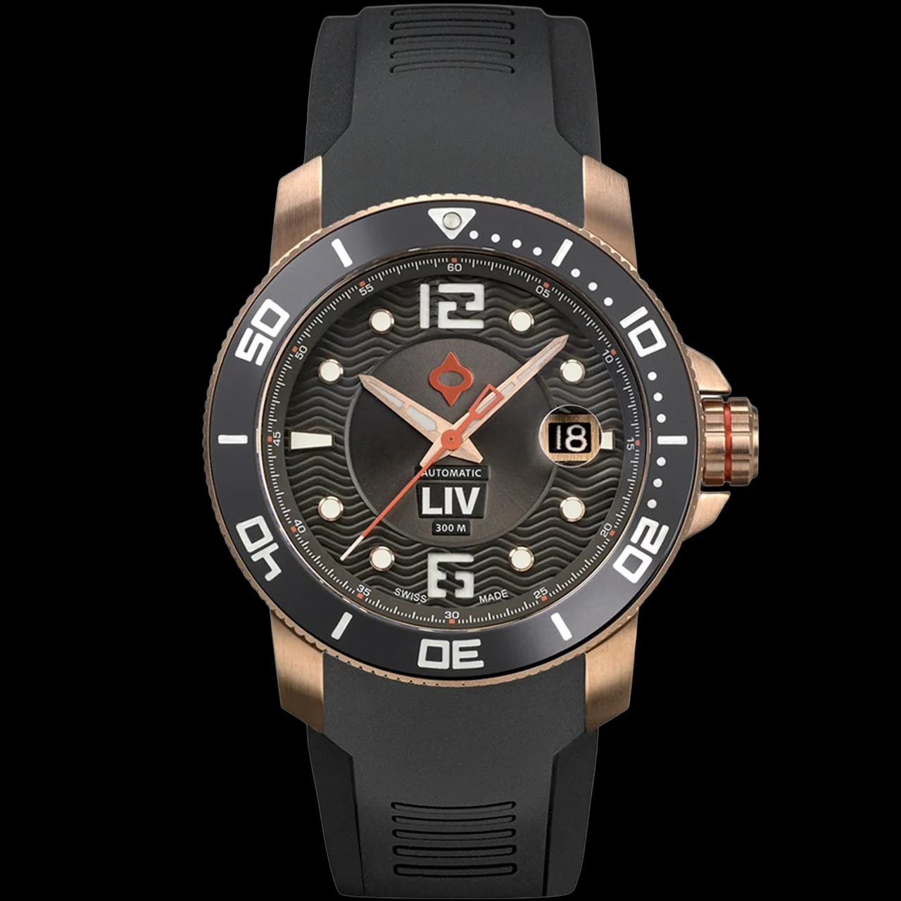 LIV Gx-Diver'S 7060.44.37.SRB200 44 mm kol saati