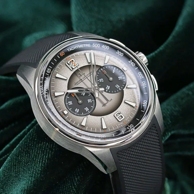 Jaeger-Lecoultre Polaris Chronograph 42MM Gray Dial Stainles kol saati