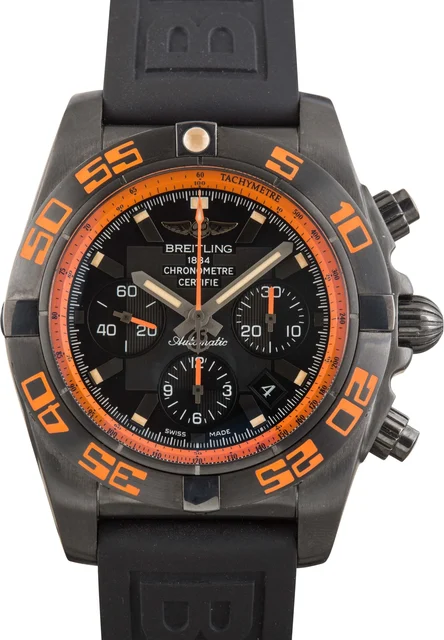 Breitling Chronomat 44 Raven MB0111 Black Dial MB0111C2/BD07 kol saati