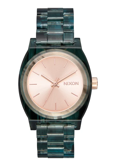 Nixon US Medium Time Teller Acetate - Aqua A1214-2930-00 kol saati