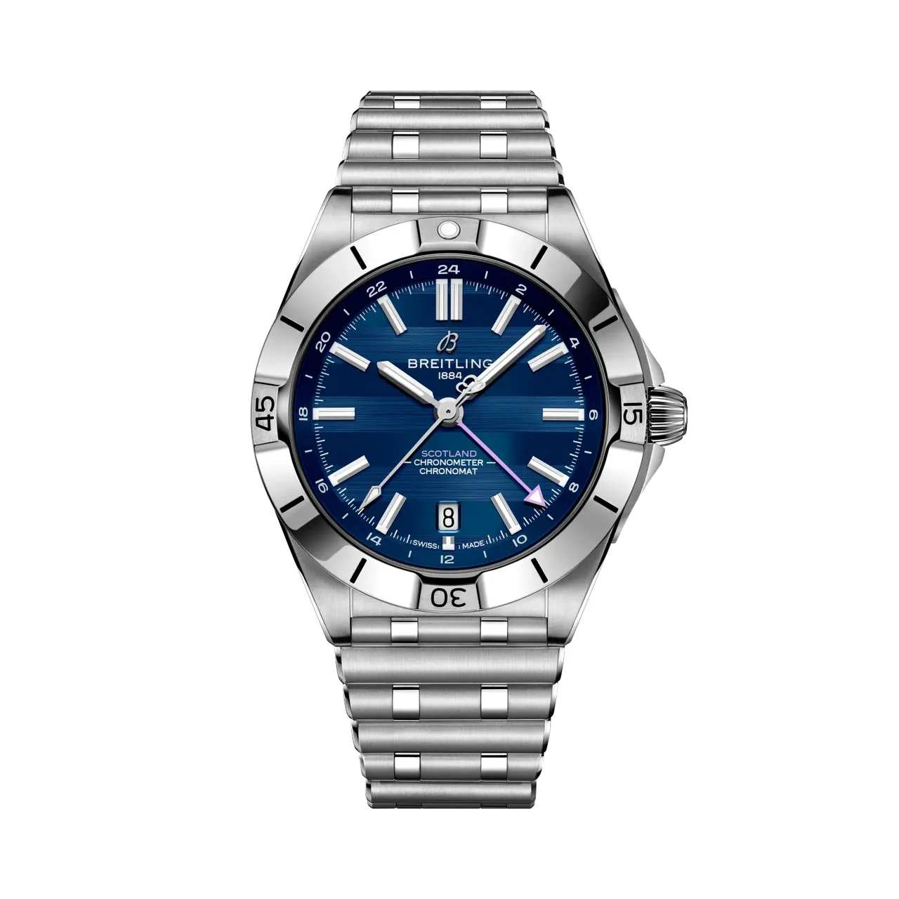 Breitling Chronomat Automatic GMT 40 Six Nations Scotland A323986B1C1A1 40 mm kol saati