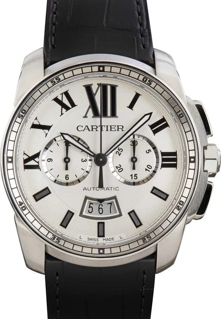 Cartier Caliber De Chronograph Ref W7100046 Steel kol saati