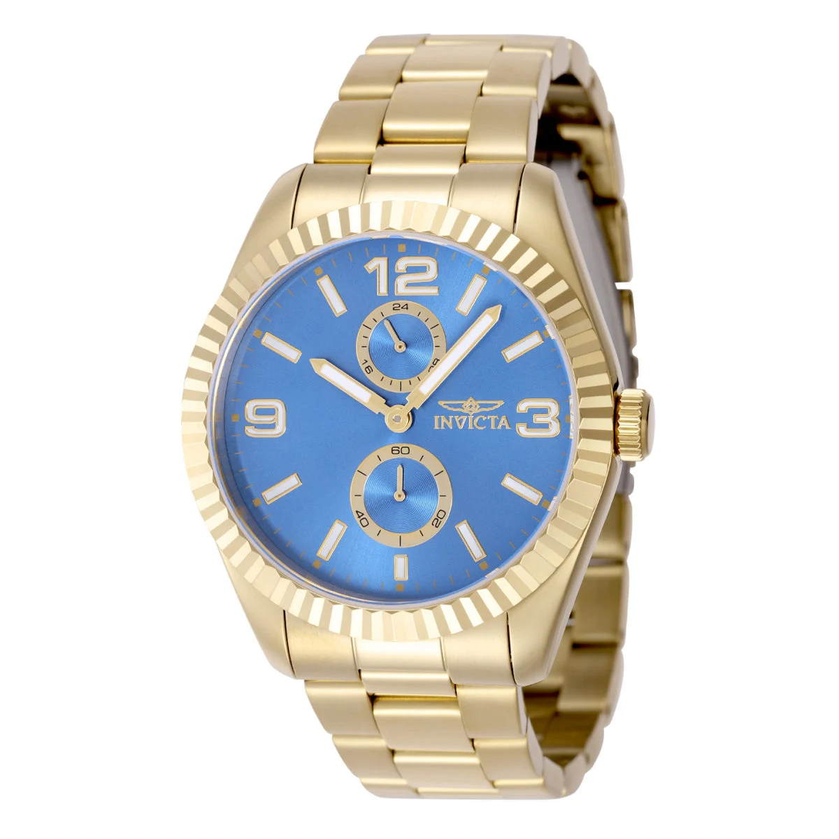 Invicta Specialty Axial Bloom Watch - 43mm. Gold (49532) 43 mm kol saati