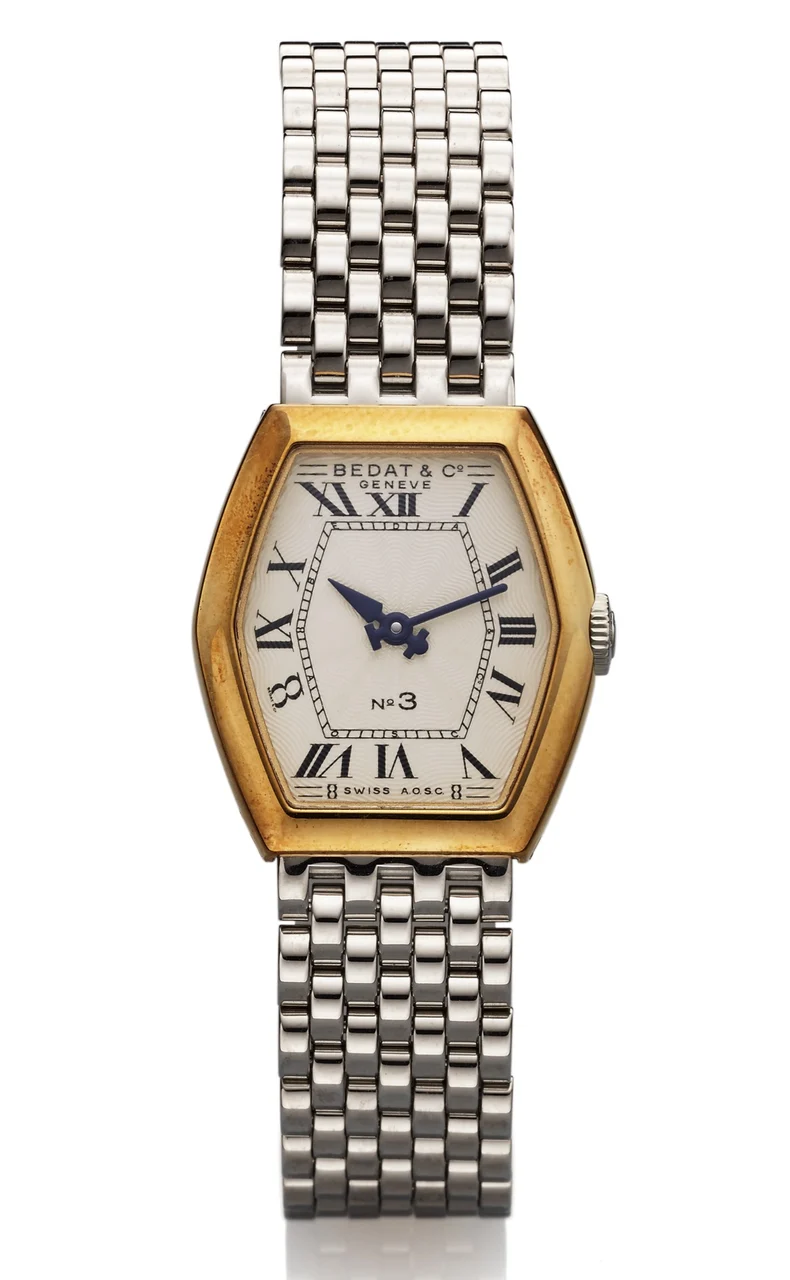 Bedat BEDAT REF. 306 QUARTZ STEEL & GOLD kol saati