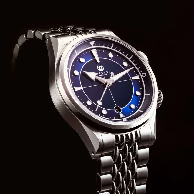 Direnzo DRZ 05 Solaris blue date kol saati