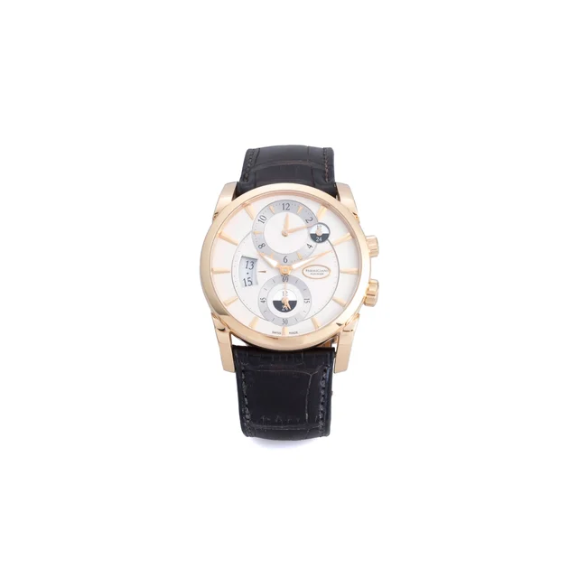 Parmigiani Ref. PFC 231-1002400, self-winding, two-time zone, two AM-PM indications, date;