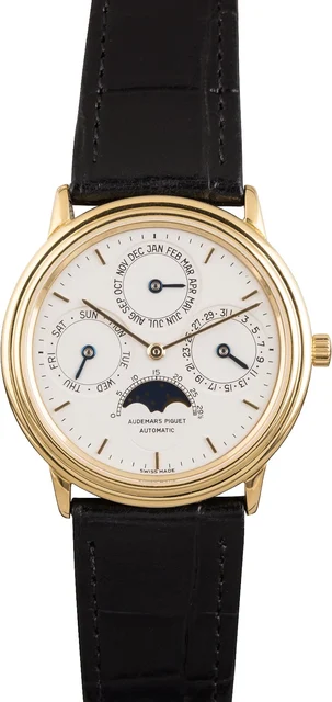 Audemars Piguet Automatic Perpetual Calendar Gold 15809 kol saati