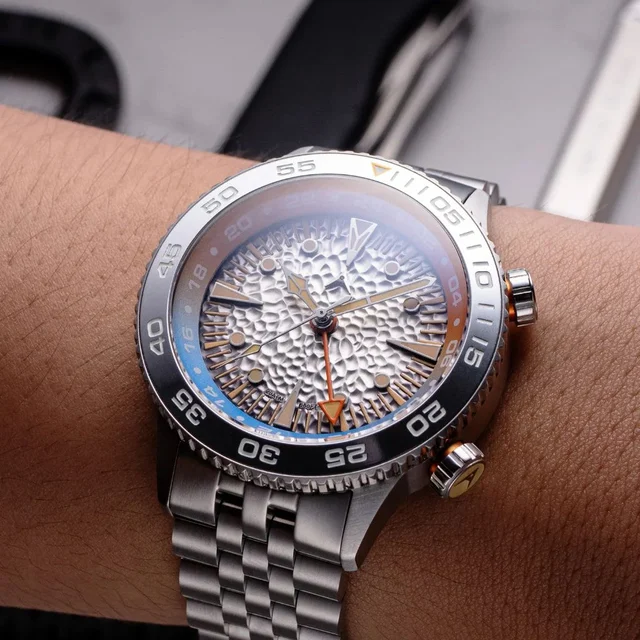Aerotec Watches Aerotec-ace-x-gmt-silver kol saati