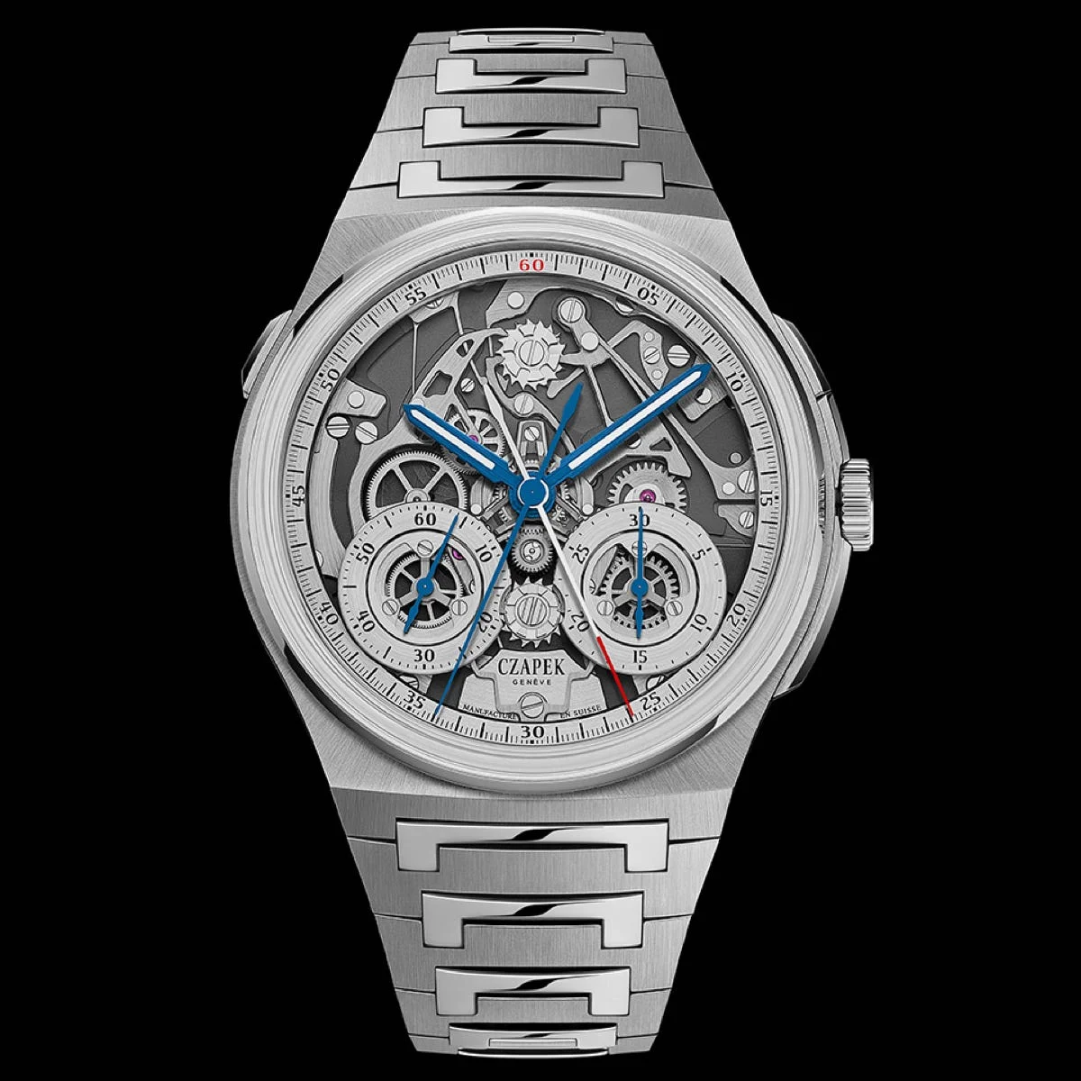 CZAPEK Rattrapante 41 mm kol saati