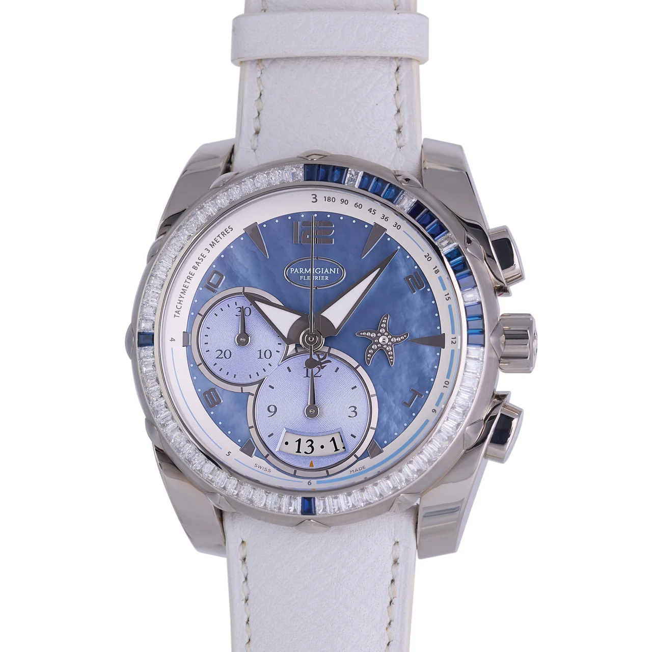 Parmigiani PARMIGIANI, REF. PF6027475.01, PERSHING 002A ASTERIA, 18K WHITE GOLD kol saati