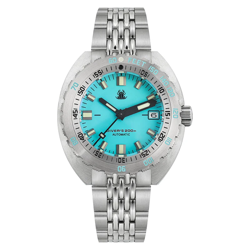 Tactical Frog Sub 300T V2/V3 Automatic Dive Watch 战术蛙300T-V2-Feet圈-橘色 - 625 43 mm kol saati
