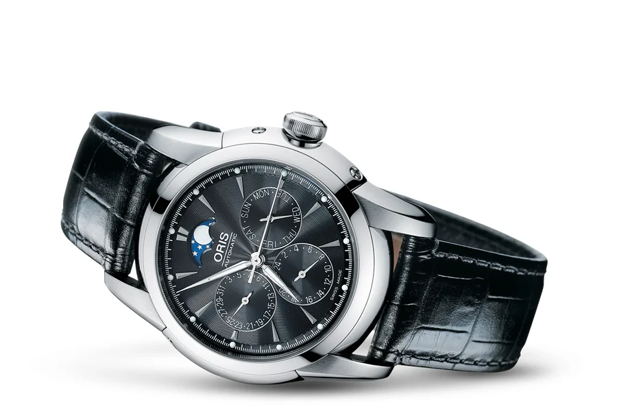 Oris Artelier Complication 2003 01 581 7546 4054-07 5 21 49 40.5 mm kol saati