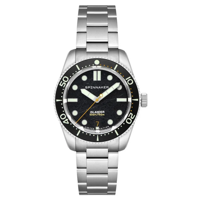Spinnaker Islander 39mm Croft with Black Aventurine Dial #SP-5149-LIW22 kol saati
