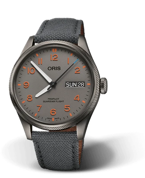 Oris Guardian Flight Limited Edition 01 752 7760 4213-Set 44 mm kol saati