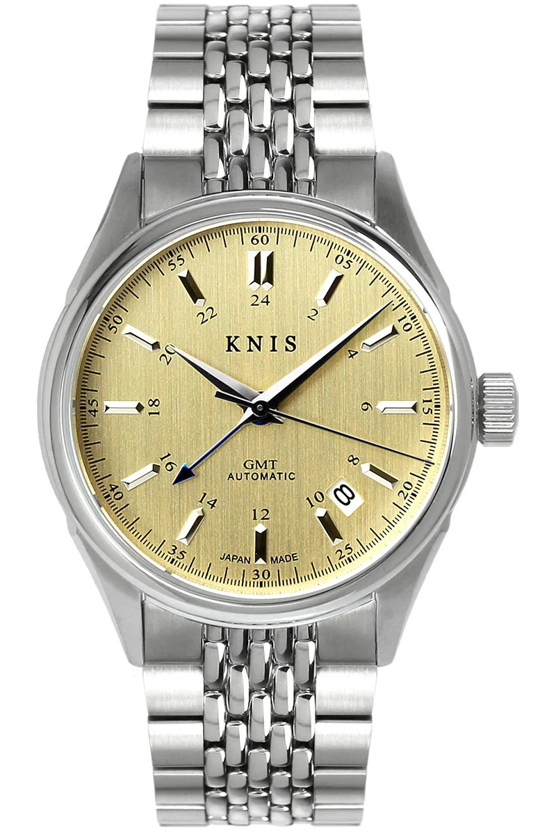KNIS Classic GMT KN008-SVRC-CHM 38 mm kol saati