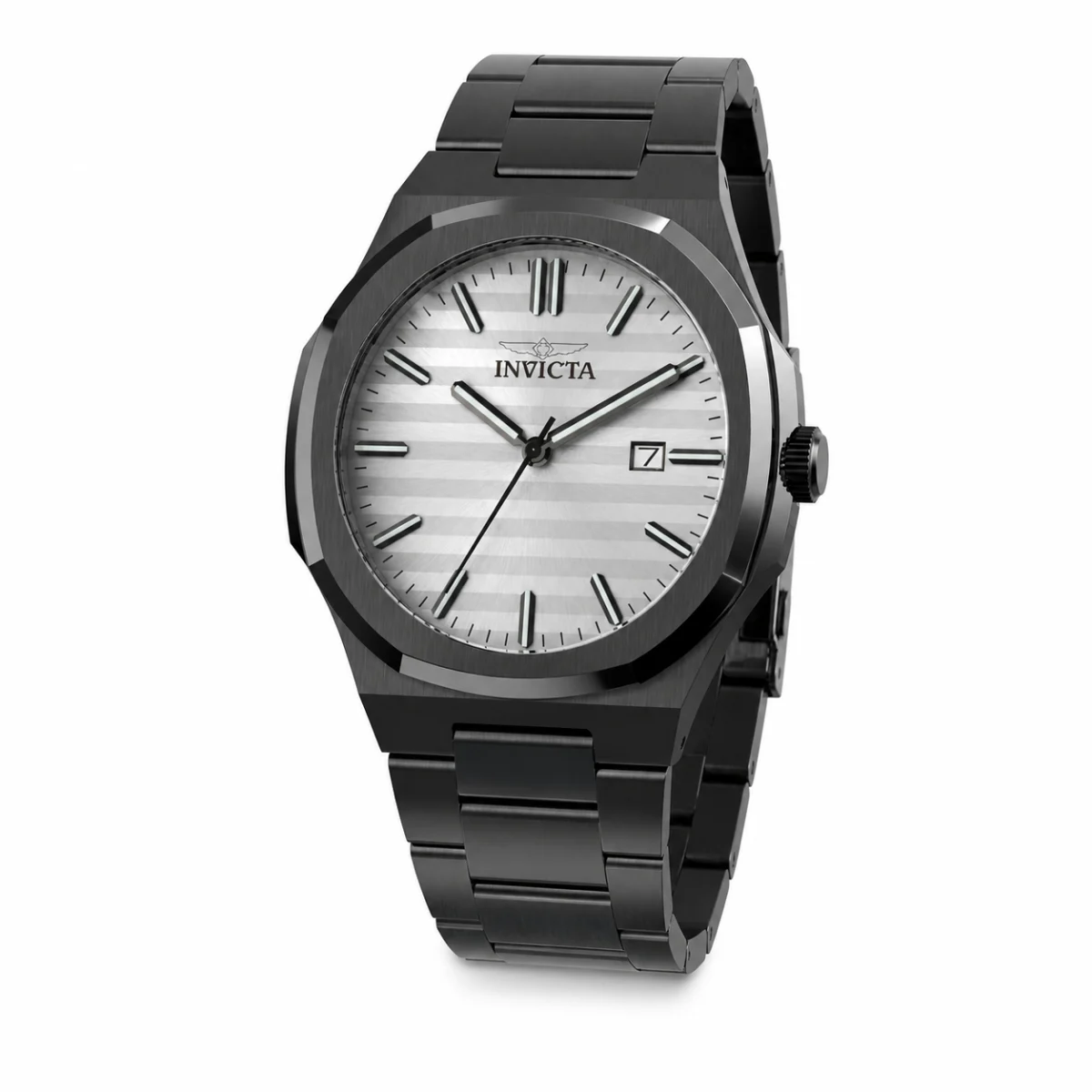 Invicta Speedway Linearis Watch - 43mm. Black (50865) 43 mm kol saati