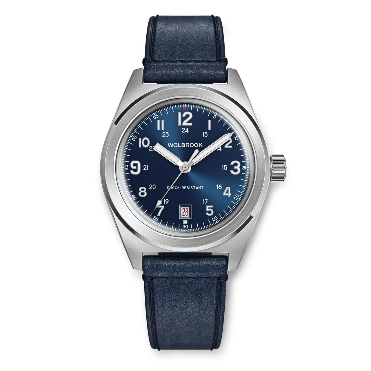 Wolbrook 23-OA-003-LR4-BLU 48 mm kol saati