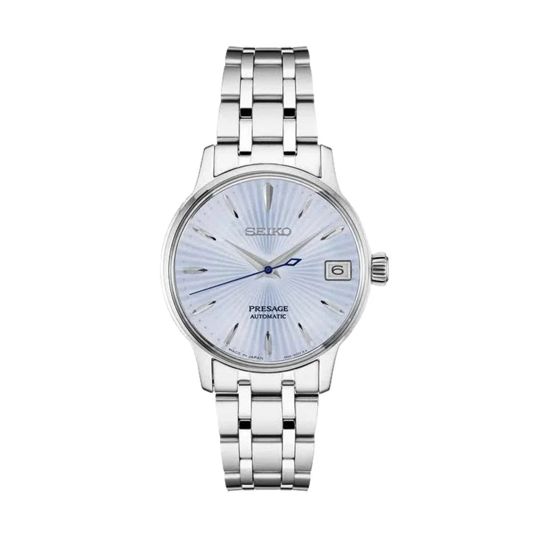 Seiko Presage Cocktail Time 33.8mm - Ice blue on Bracelet SRP841 33.8 mm kol saati
