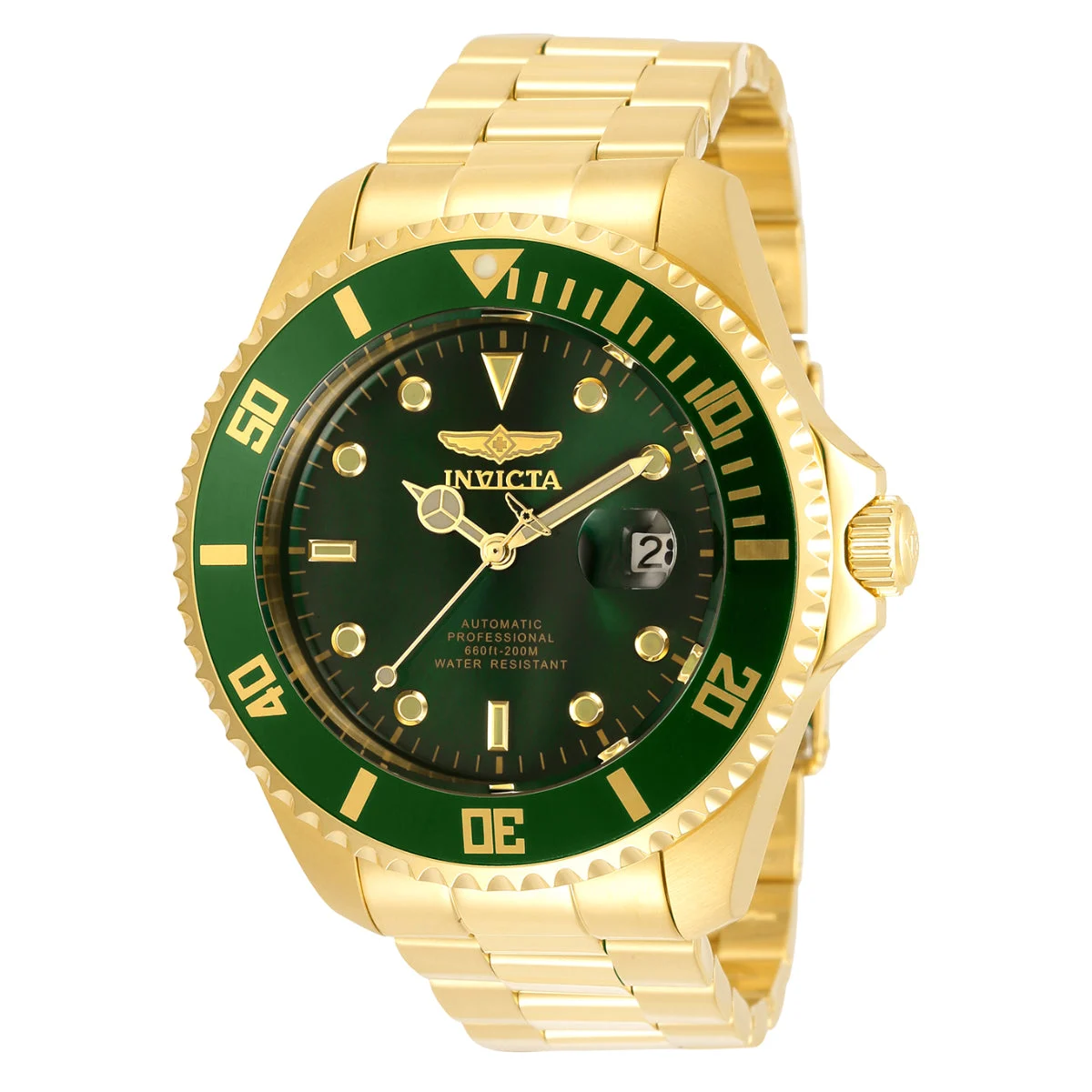 Invicta Grand Diver Solemnis Automatic Watch - 47mm, Gold (35724) 47 mm kol saati