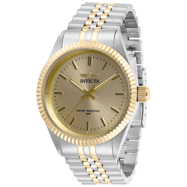 Invicta Specialty Lumeris Watch - 43mm, Steel, Gold (29382) kol saati