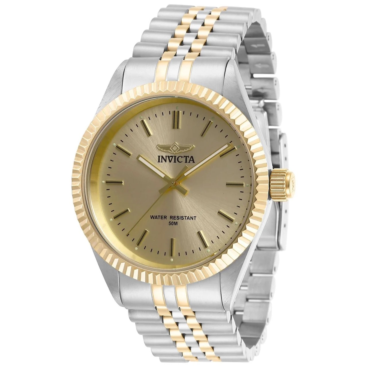 Invicta Specialty Lumeris Watch - 43mm, Steel, Gold (29382) 43 mm kol saati