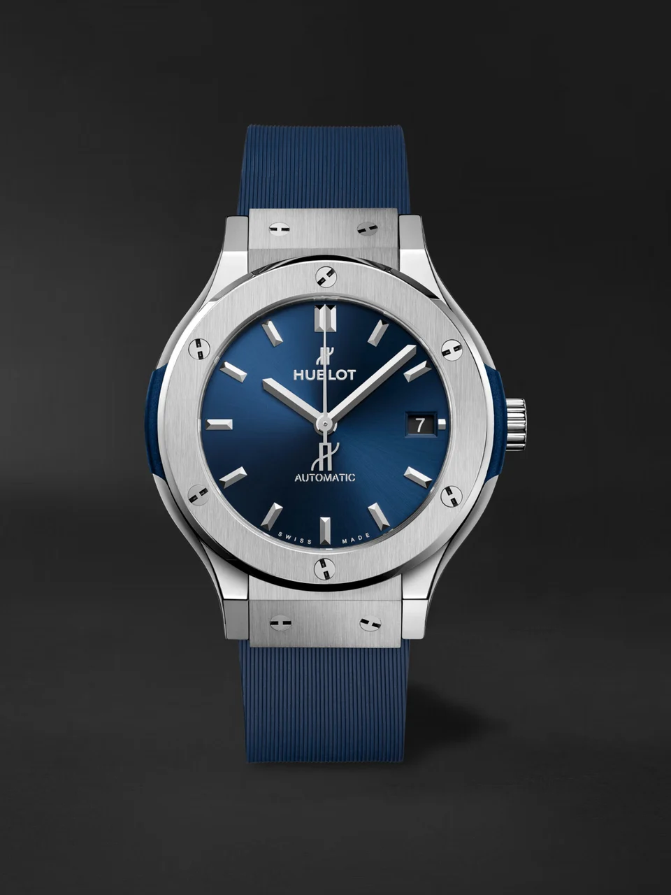 Hublot Classic Fusion Titanium Blue 565.NX.7170.RX 38 mm kol saati