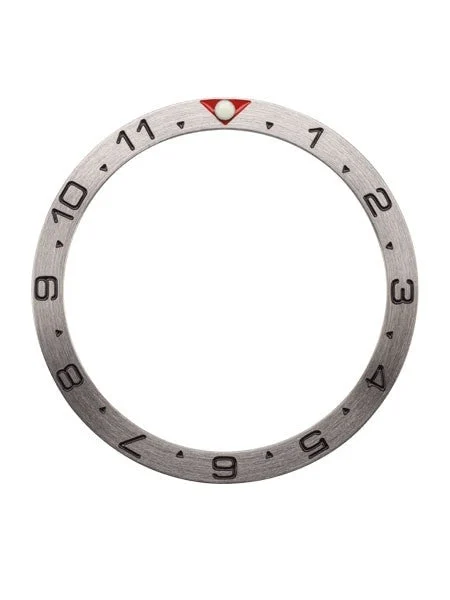 Islander Brushed Steel Dual-Time Bezel Insert for Seiko SKX007, SKX009, SKX011 with Lumino