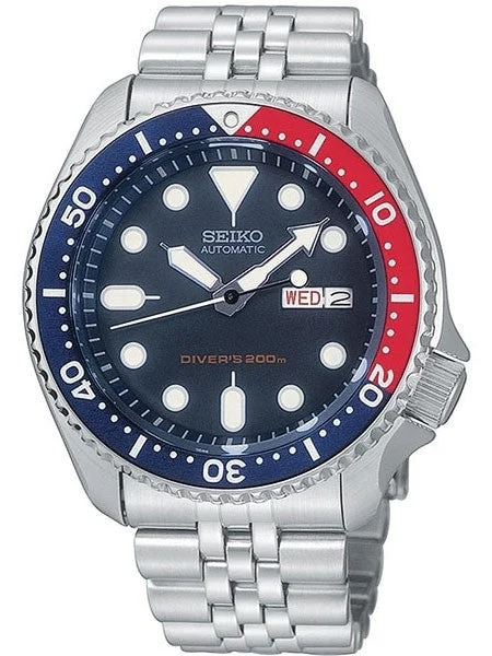 Seiko Scratch and Dent - Automatic Dive Watch with Stainless Steel Bracelet #SKX009K2 19 SND557 kol saati