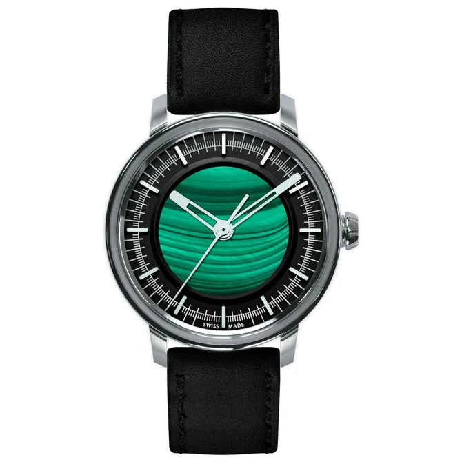 Lundis Bleus Malachite Black 1120.MA.ML.NR kol saati