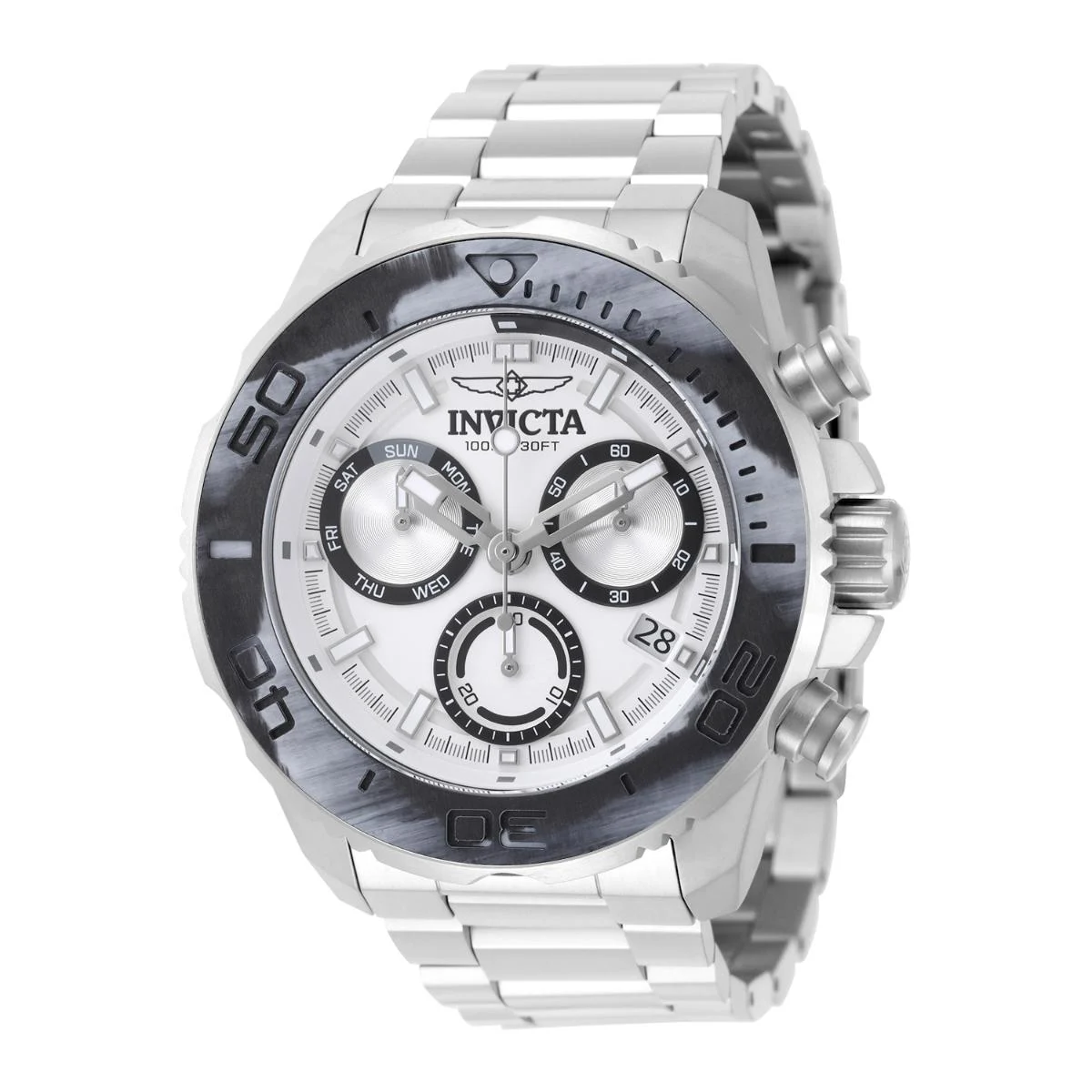 Invicta Carbon Hawk Zorvik Ronda Z60 Caliber Watch - 48mm, Steel (51075) 48 mm kol saati