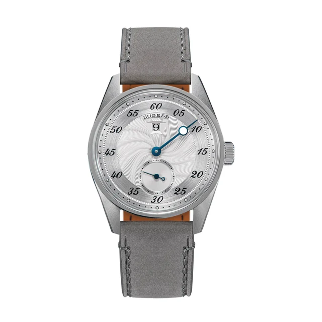 Sugess Automatic S451-1 Silver Dial Jumping Hour One Pointer Stainl kol saati