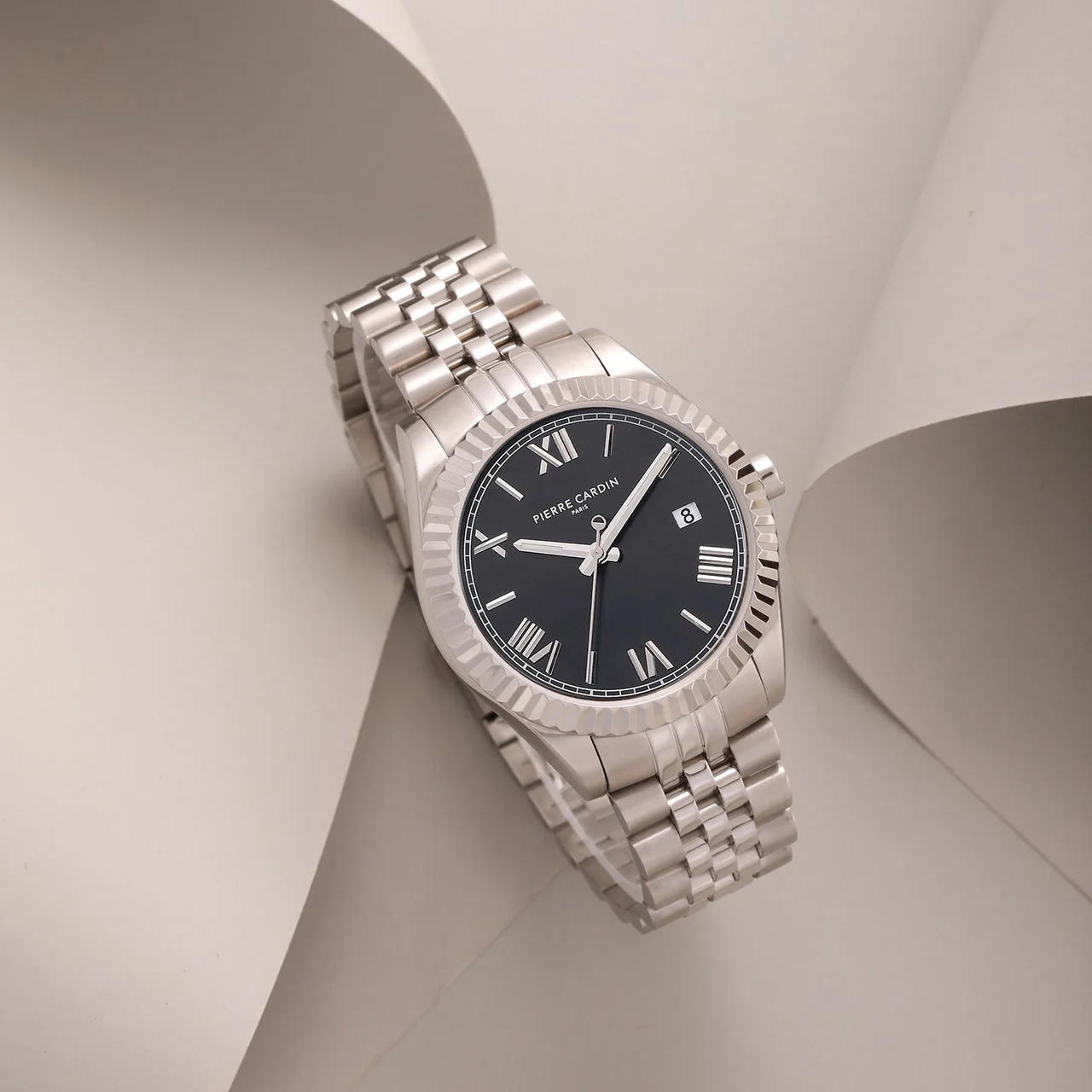 OPERA MENS Timbre 40mm - Stainless Steel Silver with Stainless Steel Silver Strap CF.1007.MS.3 40 mm kol saati