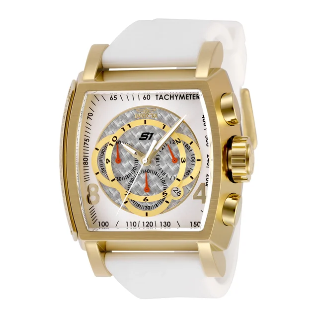 Invicta Rally Concentric Watch - 48mm. White (48433) kol saati