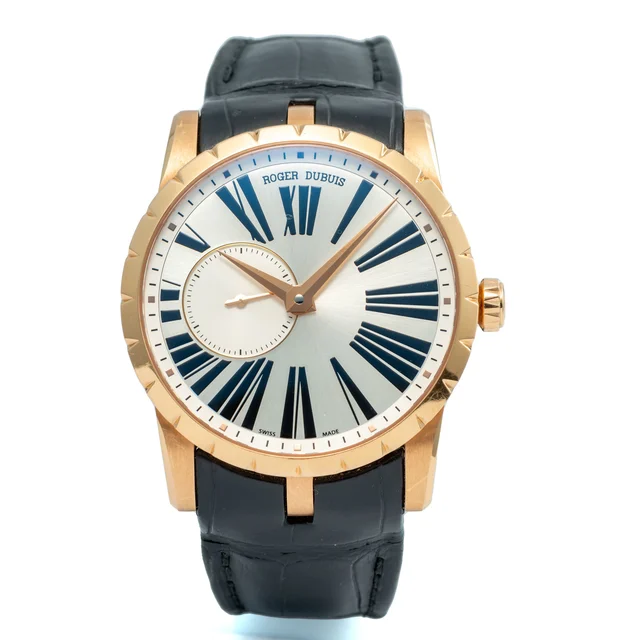 Roger Dubuis ROGER DUBUIS REF. DBEX0351, SELF-WINDING, SILVER "SUNBURST" DIAL, ROMAN NUMER